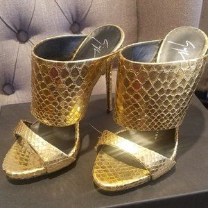 Giuseppe Zanotti Coline 110 Siutta Oro Size 5